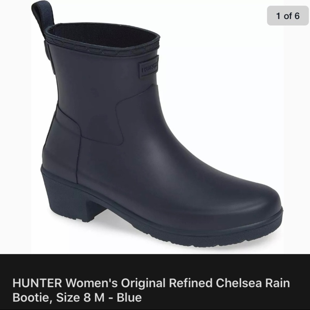 Hunter Chelsea refined rain bootie